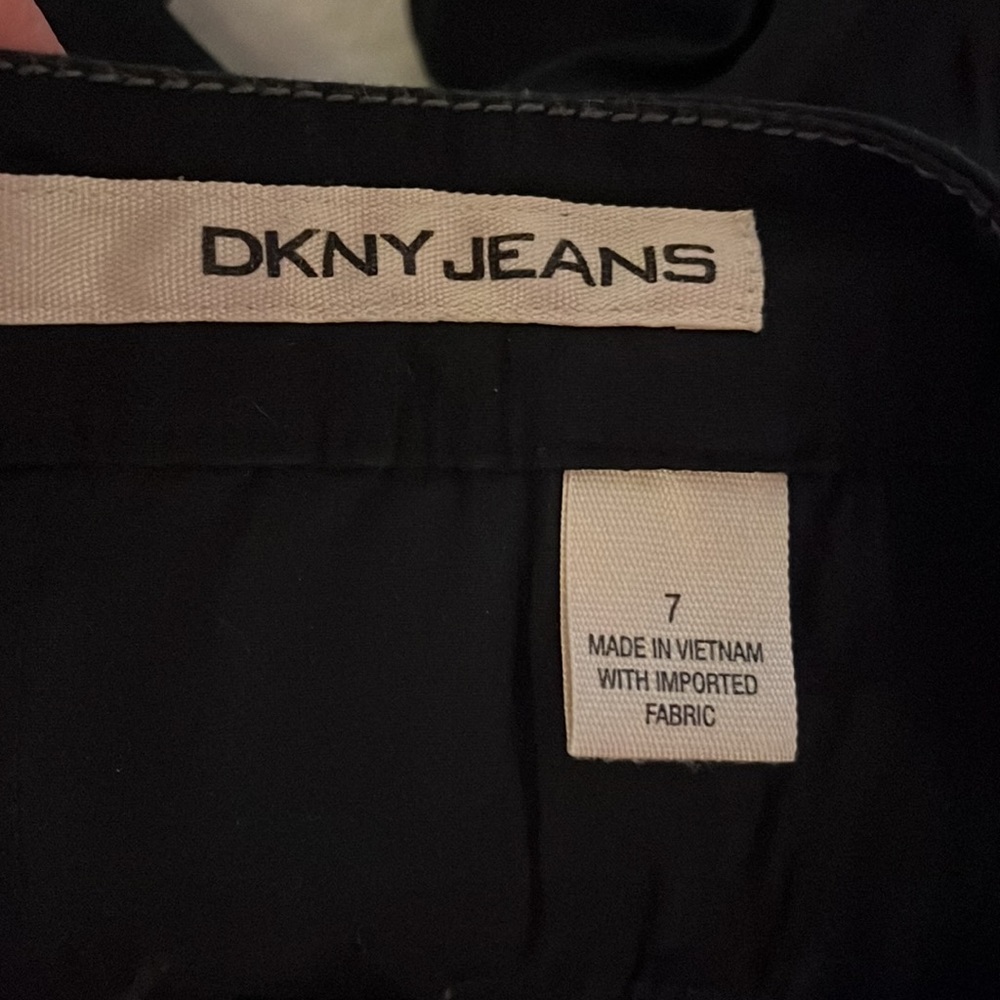 Dkny black cotton Capri Nwt size 7 - Picture 5 of 9